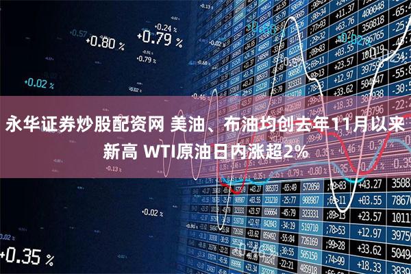 永华证券炒股配资网 美油、布油均创去年11月以来新高 WTI原油日内涨超2%