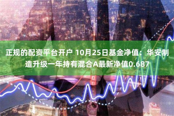 正规的配资平台开户 10月25日基金净值：华安制造升级一年持有混合A最新净值0.687